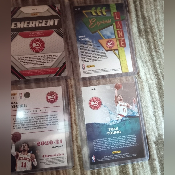 Trae Young 4+1 card lot - Picture 5 of 16